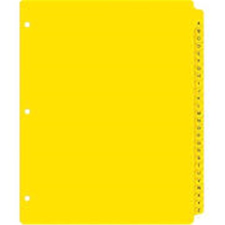 Workstation A-Z Extra Wide Dividers HD Preprintd; Yellow TH530611